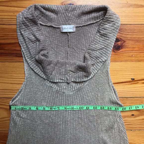 Altar’d State Beige Cowl Neck Sleeveless Top, XL - Picture 5 of 11